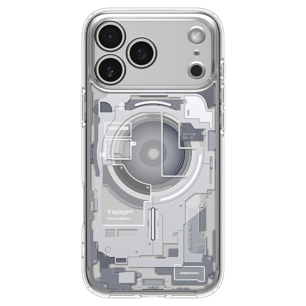 MagSafe Case for Apple iPhone 18 Pro / 17 Pro, Spigen, Ultra Hybrid Zero One, White ACS12163