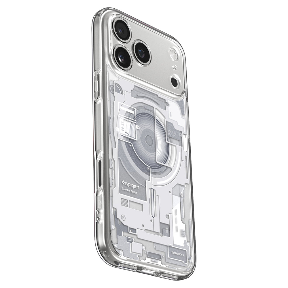 MagSafe Case for Apple iPhone 18 Pro / 17 Pro, Spigen, Ultra Hybrid Zero One, White ACS12163
