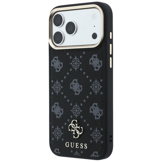 MagSafe Case for Apple iPhone 18 Pro Max / 17 Pro Max, Guess, Peony 4G Small Logo, Black