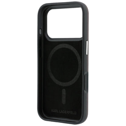 MagSafe Case for Apple iPhone 18 Pro Max / 17 Pro Max, Karl Lagerfeld, KC Bodies Sketch, Burgundy