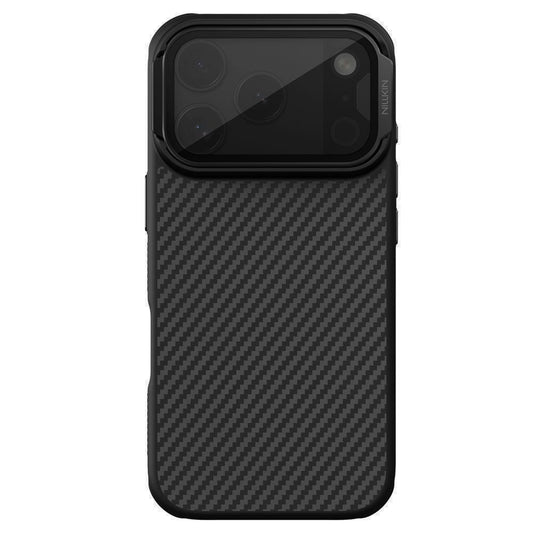 MagSafe Case for Apple iPhone 18 Pro Max / 17 Pro Max, Nillkin, CarboProp with Transparent Black Lens Cover, Black