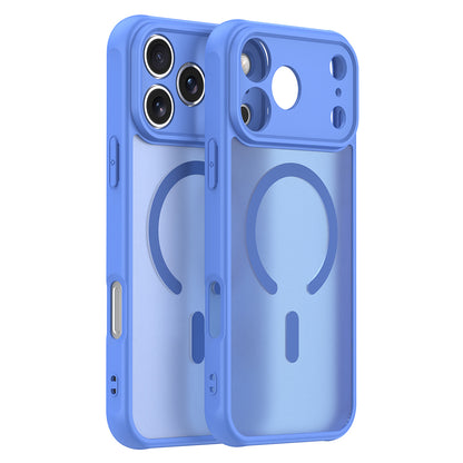MagSafe Case for Apple iPhone 18 Pro Max / 17 Pro Max, Techsuit, HaloFrost II, Blue