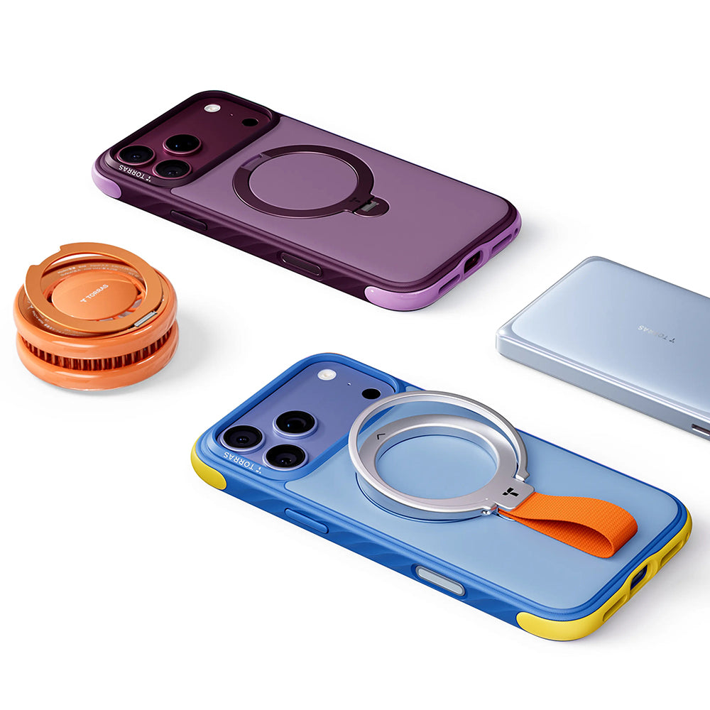 MagSafe Case for Apple iPhone 18 Pro Max / 17 Pro Max, Torras, Ostand Q3 Rugged, Black