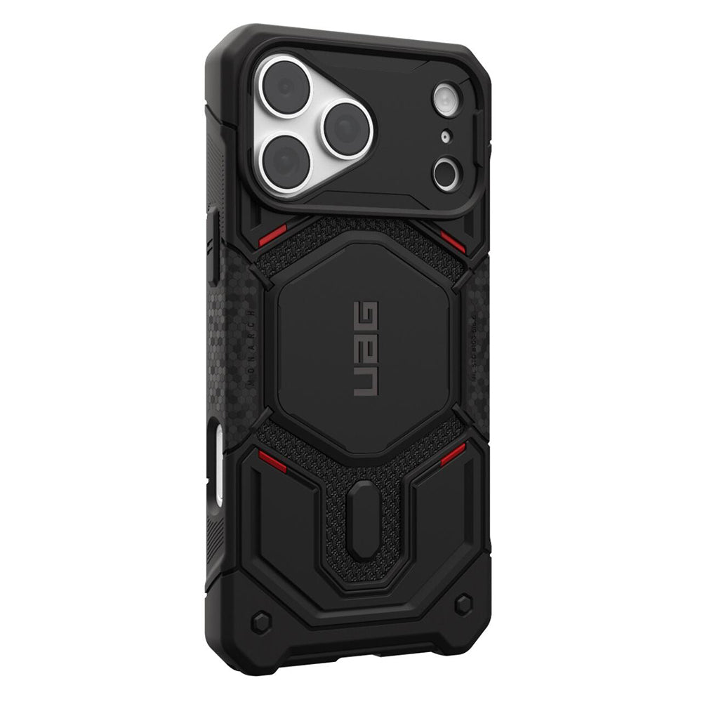 MagSafe Case for Apple iPhone 18 Pro Max / 17 Pro Max, Urban Armor Gear Kevlar, Monarch Pro, Black