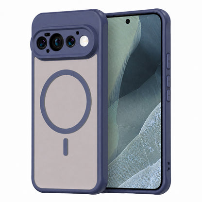MagSafe Case for Google Pixel 11 Pro, Techsuit, HaloFrost II, Navy Blue