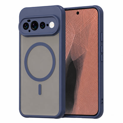 MagSafe Case for Google Pixel 11 Pro XL, Techsuit, HaloFrost II, Navy Blue