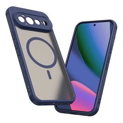 MagSafe Case for Google Pixel 11 Pro XL, Techsuit, HaloFrost II, Navy Blue