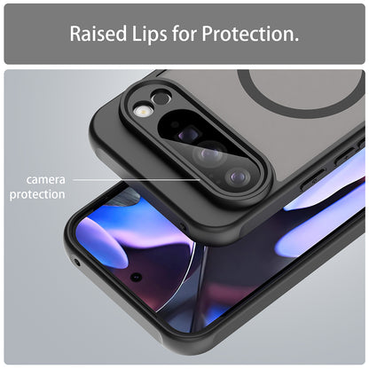 MagSafe Case for Google Pixel 11 Pro XL, Techsuit, HaloFrost II, Navy Blue