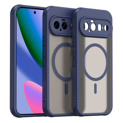 MagSafe Case for Google Pixel 11, Techsuit, HaloFrost II, Navy Blue