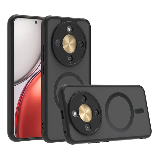 MagSafe Case for Honor Magic8 Lite, Techsuit, HaloFrost II, Black