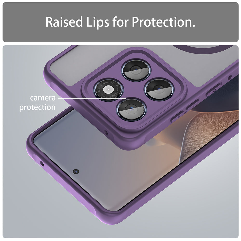 MagSafe Case for Motorola Edge 60 Fusion / Edge 60, Techsuit, HaloFrost II, Purple