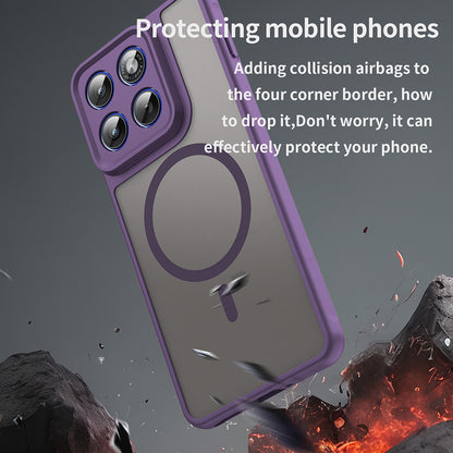 MagSafe Case for Motorola Edge 70, Techsuit, HaloFrost II, Purple