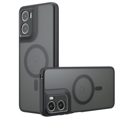 MagSafe Case for Motorola Moto G06, Techsuit, PureFrost, Satin Black