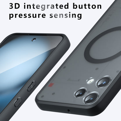 MagSafe Case for Nothing Phone (3a) Lite, Techsuit, PureFrost, Satin Black