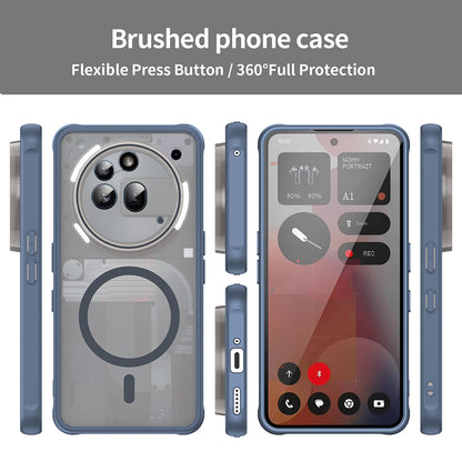 MagSafe Case for Nothing Phone (3a) Pro, Techsuit, HaloFrost II, Navy Blue