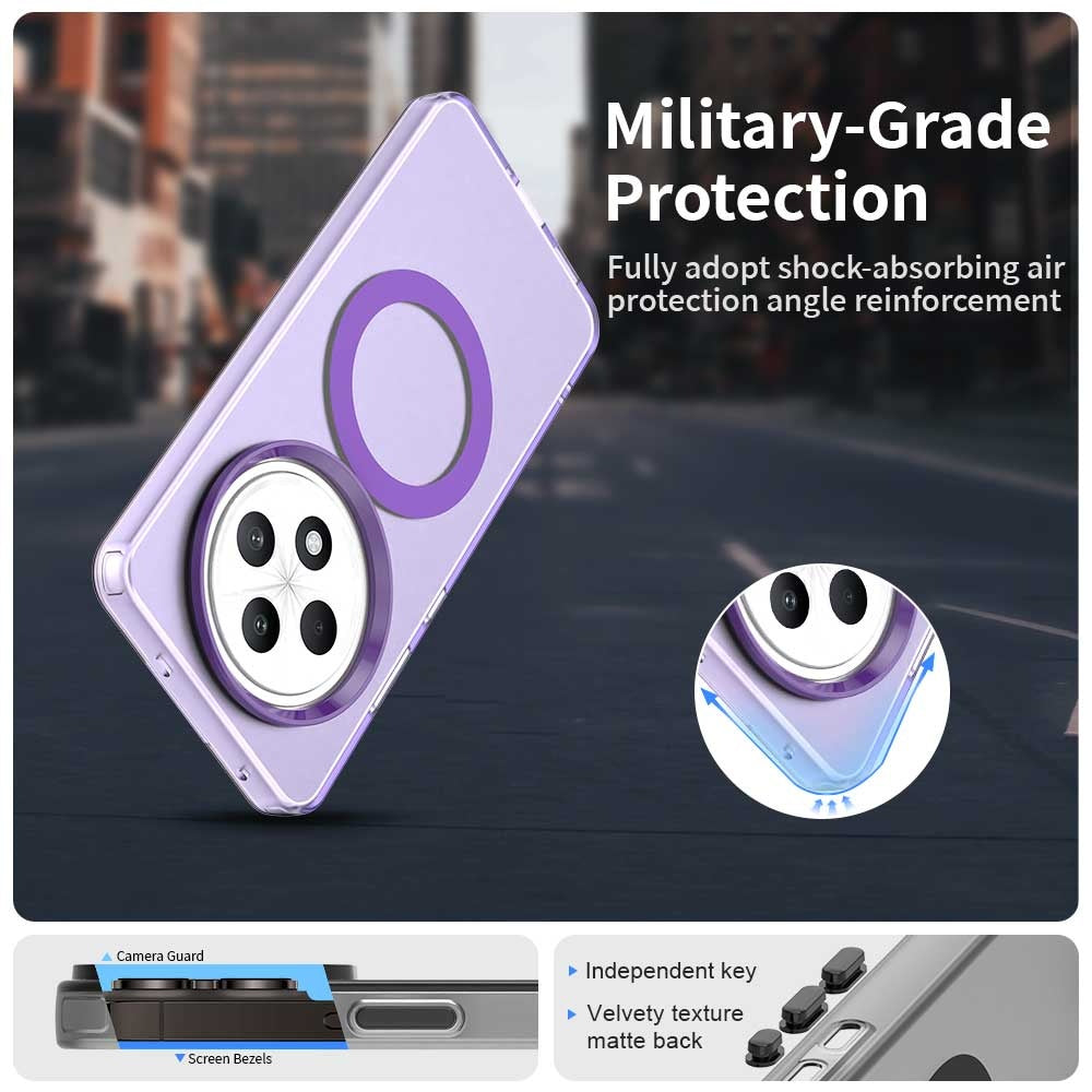 MagSafe Case for Oppo A3 4G / A3 5G, Techsuit, CandyCase, Purple