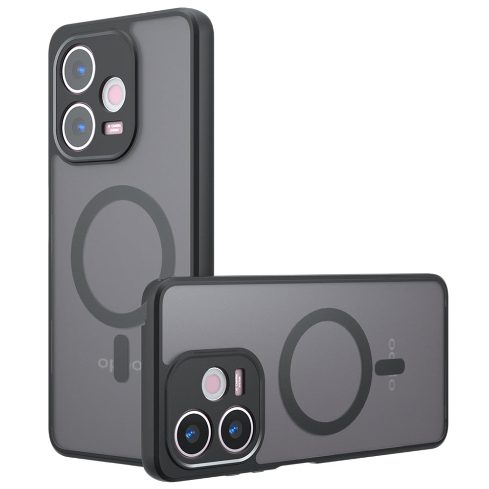 MagSafe Case for Oppo A5 Pro 4G / A5 Pro, Techsuit, PureFrost, Black