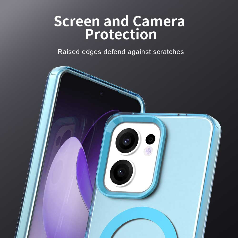 MagSafe Case for Oppo Reno13 FS 5G / Reno13 F 4G / Reno13 F, Techsuit, CandyCase, Blue