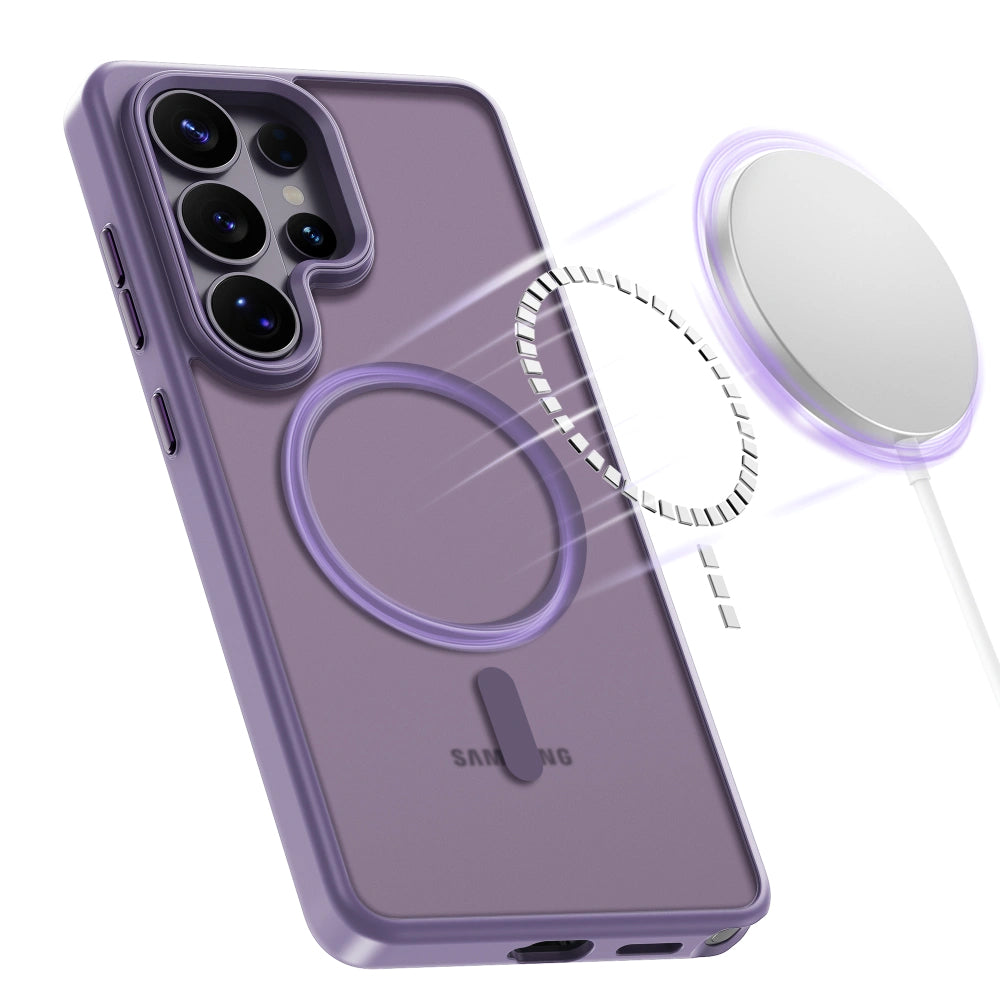 MagSafe Case for Samsung Galaxy S26 Ultra S948, Tech-Protect, Magmat, Matte Purple