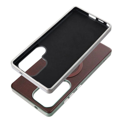MagSafe Case for Samsung Galaxy A56 A566, OEM, Gentleman Mag, Brown