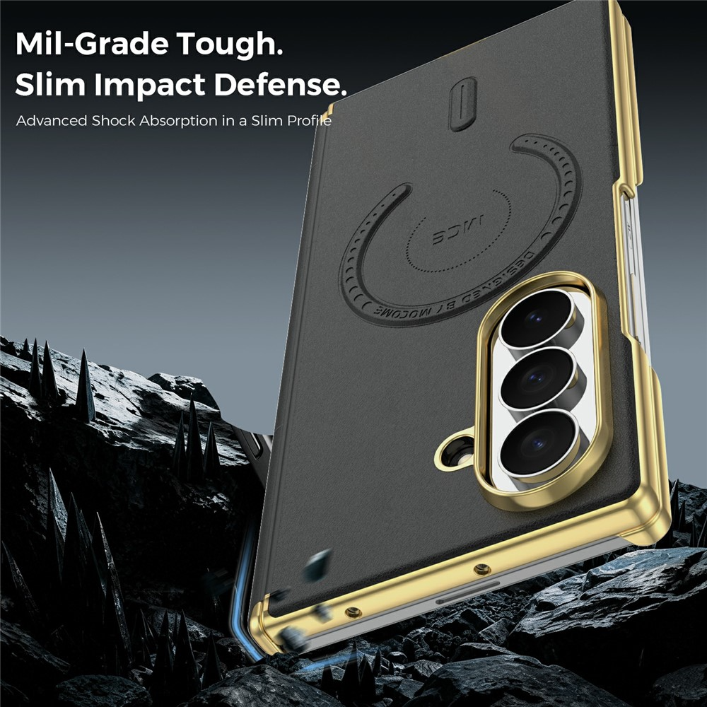 MagSafe Case for Samsung Galaxy Z Fold8 Ultra F976, OEM, Electroplated, Black