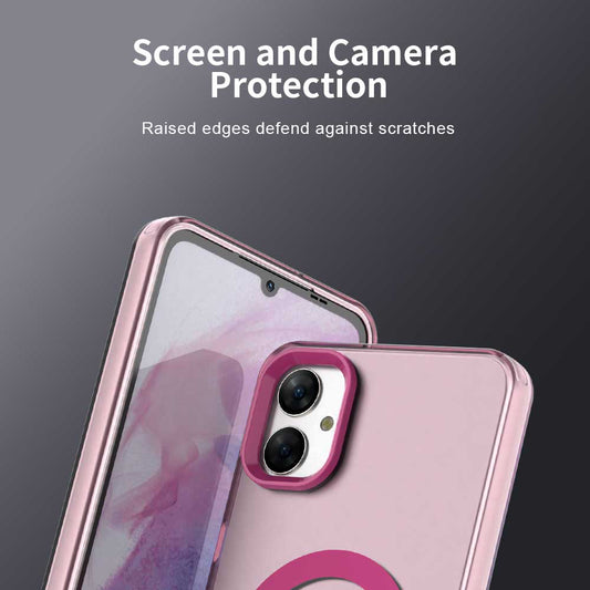MagSafe Case for Samsung Galaxy A05 A055, Techsuit, CandyCase, Pink