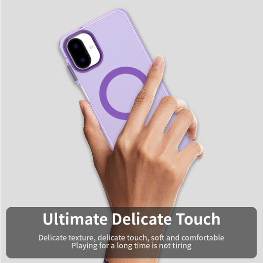 MagSafe Case for Samsung Galaxy A07 4G A075, Techsuit, CandyCase, Purple