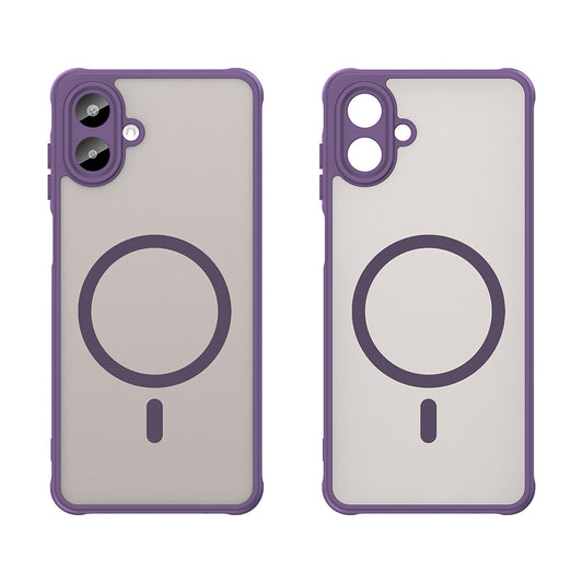 MagSafe Case for Samsung Galaxy A07 4G A075, Techsuit, HaloFrost II, Purple