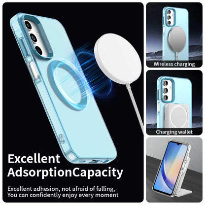 MagSafe Case for Samsung Galaxy A15 5G A156 / A15 A155, Techsuit, CandyCase, Blue