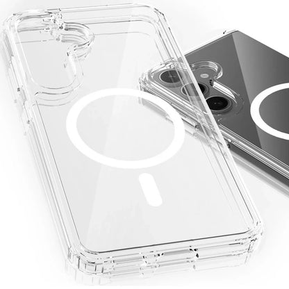 MagSafe Case for Samsung Galaxy A16 5G A166 / A16 4G A165, 3MK, Armor MagCase, Transparent