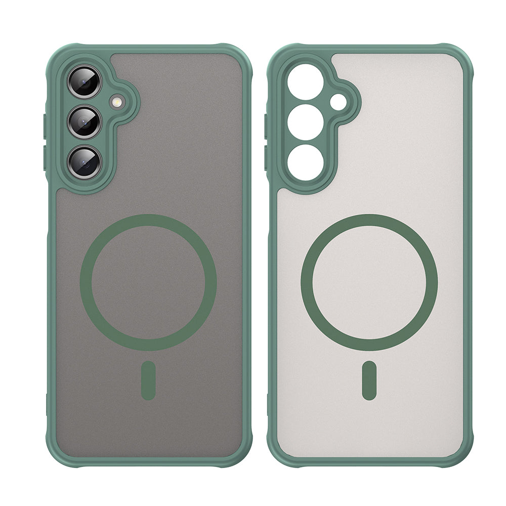 MagSafe Case for Samsung Galaxy A16 5G A166 / A16 4G A165, Techsuit, HaloFrost II, Green