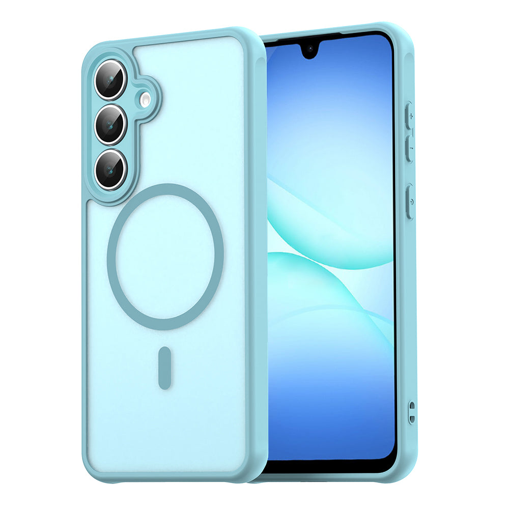 MagSafe Case for Samsung Galaxy A17 5G, Techsuit, HaloFrost II, Light Green