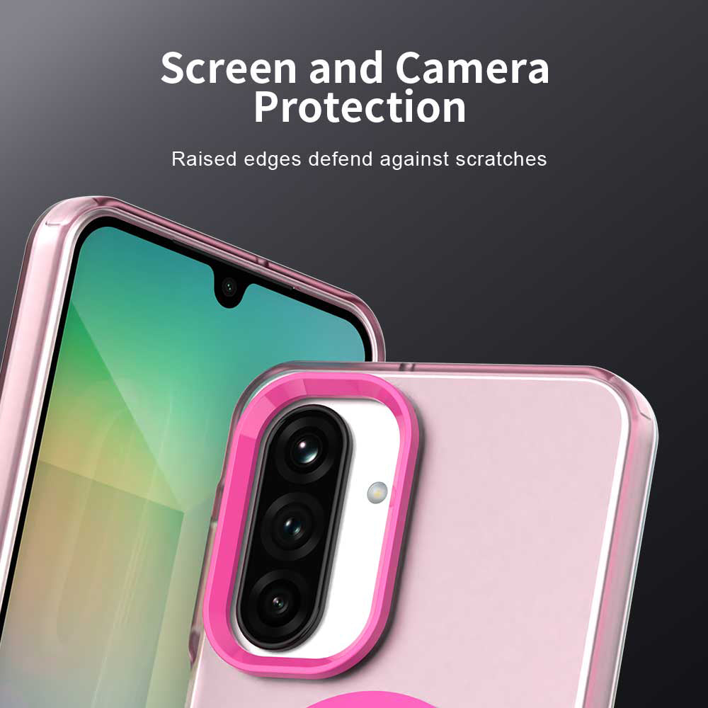 MagSafe Case for Samsung Galaxy A26 A266, Techsuit, CandyCase, Pink