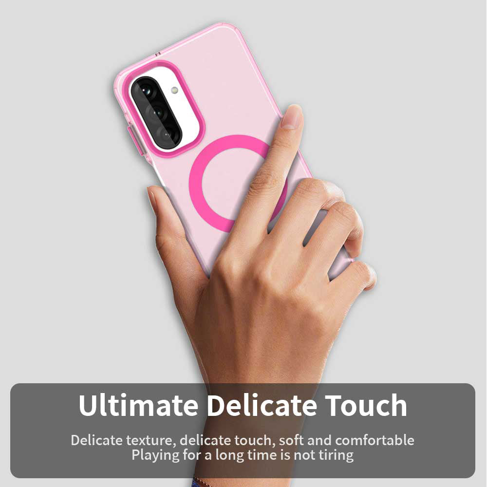MagSafe Case for Samsung Galaxy A26 A266, Techsuit, CandyCase, Pink