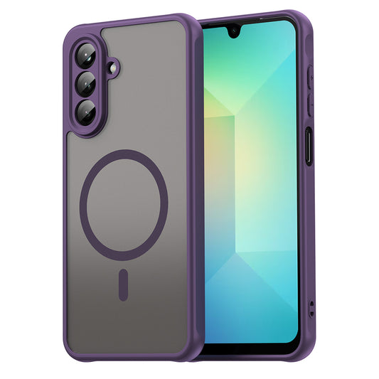 MagSafe Case for Samsung Galaxy A26 A266, Techsuit, HaloFrost II, Purple