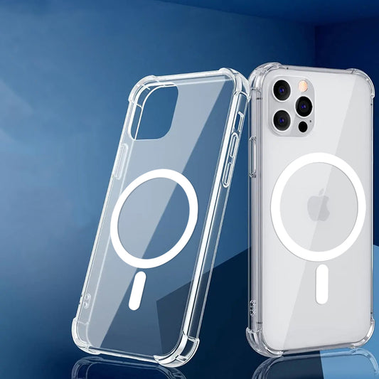 MagSafe Case for Samsung Galaxy A35 5G A356, Techsuit, Shockproof, Transparent