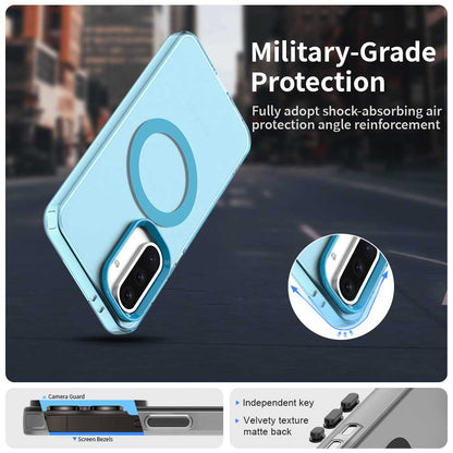 MagSafe Case for Samsung Galaxy A36 A366, Techsuit, CandyCase, Blue