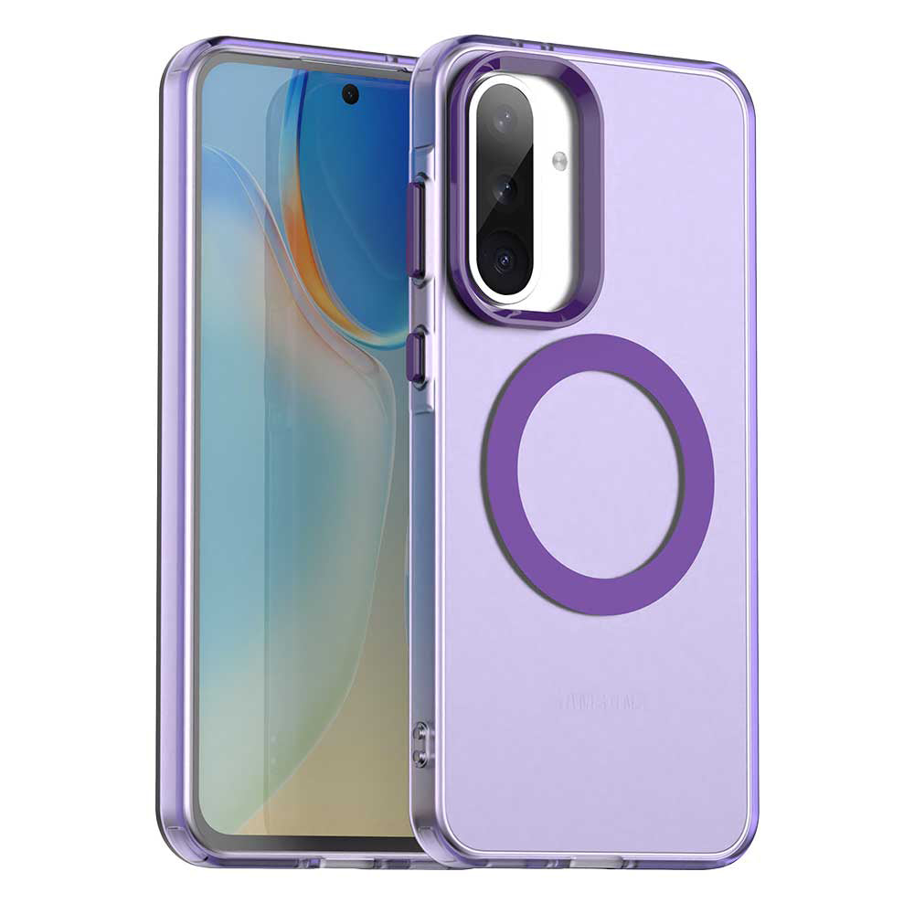 MagSafe Case for Samsung Galaxy A36 A366, Techsuit, CandyCase, Purple