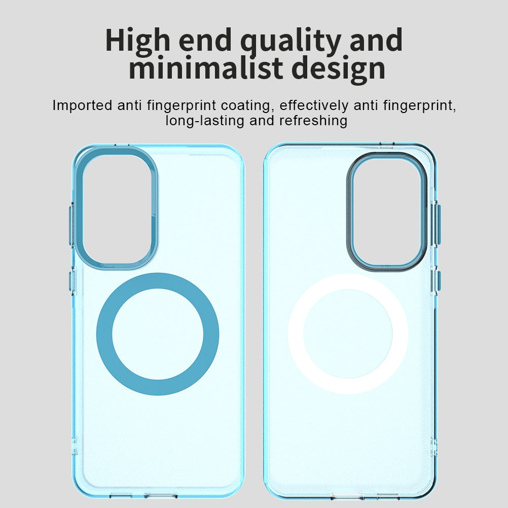 MagSafe Case for Samsung Galaxy A37 5G, Techsuit, CandyCase, Blue