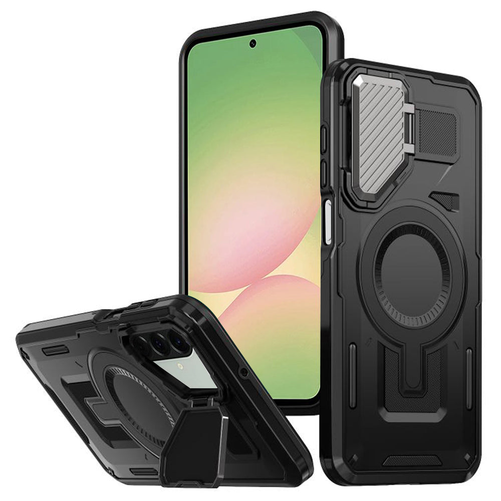 MagSafe Case for Samsung Galaxy A56 A566, Techsuit, CamVault, Black