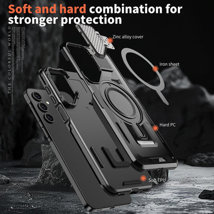 MagSafe Case for Samsung Galaxy A56 A566, Techsuit, CamVault, Black