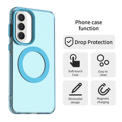 MagSafe Case for Samsung Galaxy A57 5G, Techsuit, CandyCase, Blue