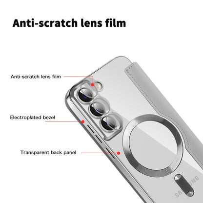 MagSafe Case for Samsung Galaxy S22 5G S901, Techsuit, SmartMag Book, Gray