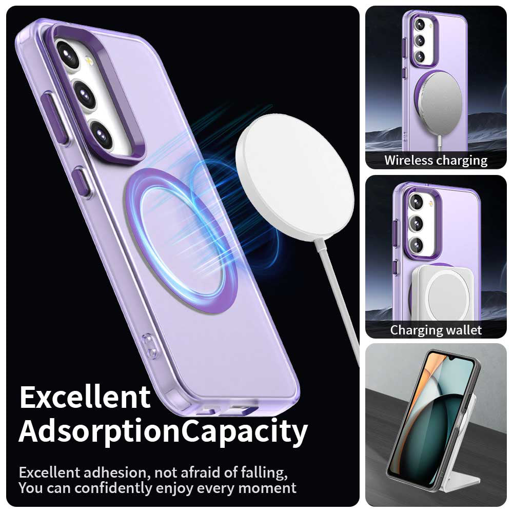 MagSafe Case for Samsung Galaxy S23 S911, Techsuit, CandyCase, Purple