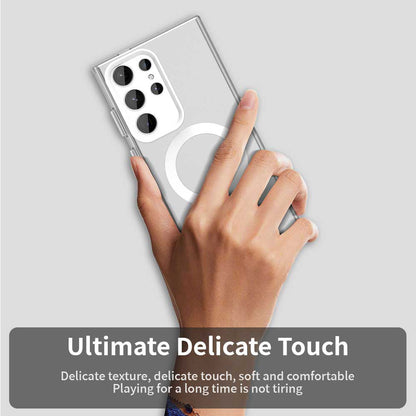 MagSafe Case for Samsung Galaxy S23 Ultra S918, Techsuit, CandyCase, White