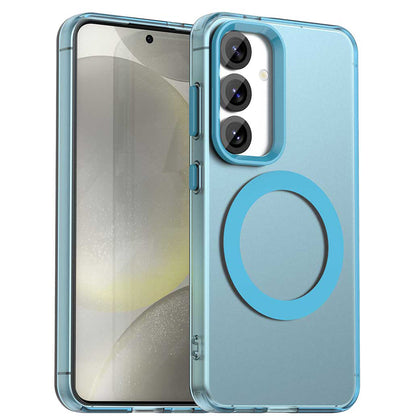 MagSafe Case for Samsung Galaxy S24 FE S721, Techsuit, CandyCase, Blue
