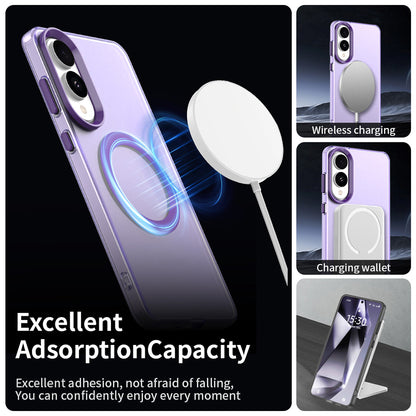 MagSafe Case for Samsung Galaxy S25 Edge S937, Techsuit, CandyCase, Purple