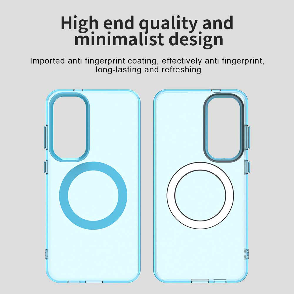 MagSafe Case for Samsung Galaxy S25+ S936 / S24+ S926, Techsuit, CandyCase, Blue