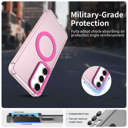 MagSafe Case for Samsung Galaxy S25+ S936 / S24+ S926, Techsuit, CandyCase, Pink