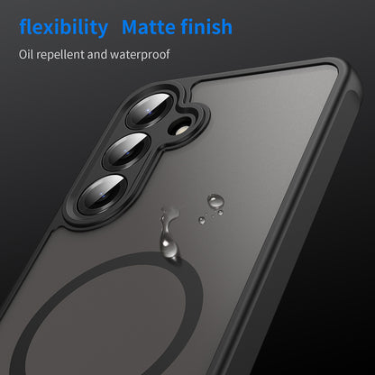 MagSafe Case for Samsung Galaxy S25+ S936, Techsuit, HaloFrost II, Black